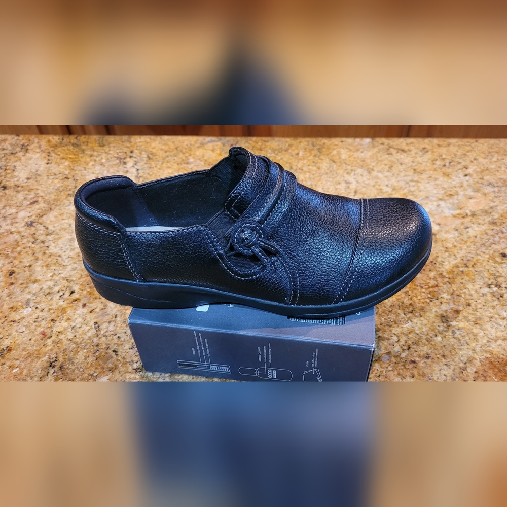 Clarks slip on comfort shoe